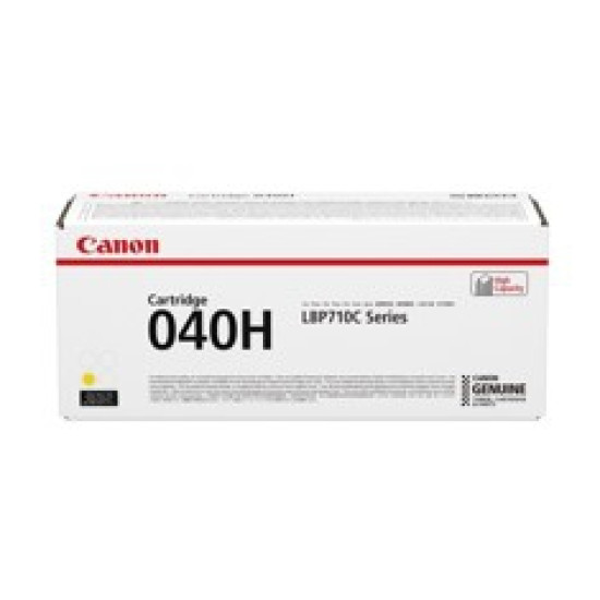 TONER CANON 040H AMARILLO 10000 COPIAS Consumibles impresión láser