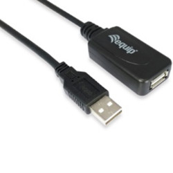 CABLE USB 2.0 EQUIP MACHO - HEMBRA 10M