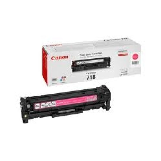 TONER CANON 718M MAGENTA 2.900 PÁGINAS Consumibles impresión láser