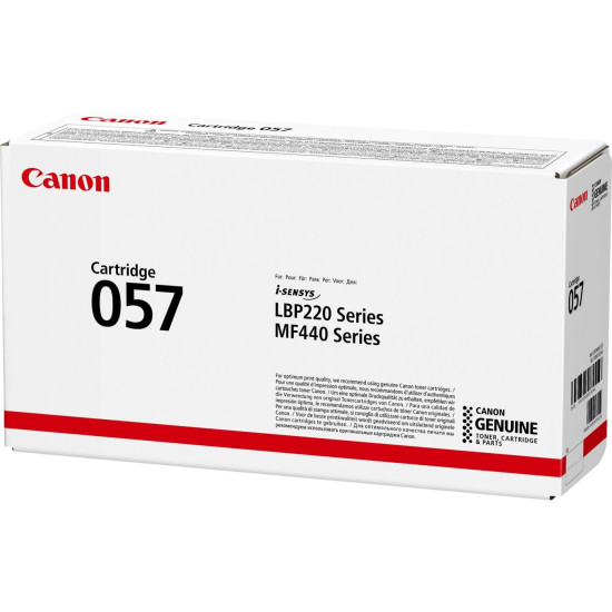 TONER CANON 057 NEGRO LBP220 MF440 Consumibles impresión láser