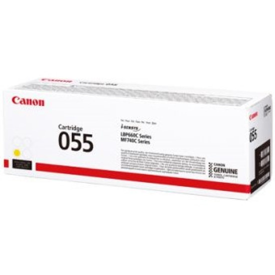 TONER CANON 055 AMARILLO 3013C002 Consumibles impresión láser