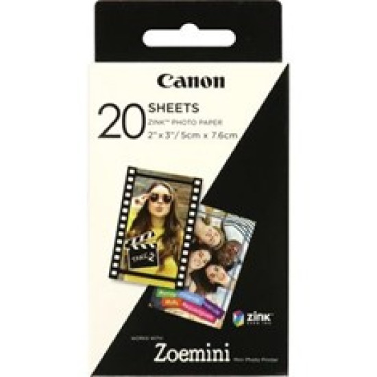 PAPEL FOTOGRAFICO CANON ZP - 2030 20 HOJAS Papel