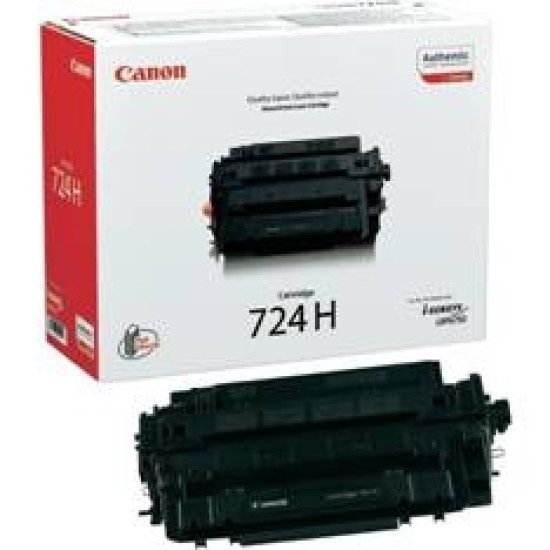 TONER CANON 724H NEGRO 12000 PAGINAS Consumibles impresión láser