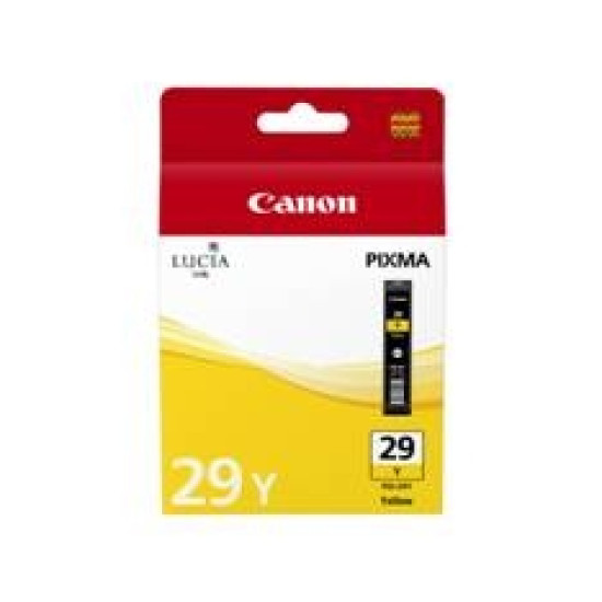 CARTUCHO TINTA CANON PGI - 29Y AMARILLO PIXMA Consumibles impresión de tinta