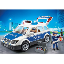 PLAYMOBIL POLICIA COCHE POLICIA CON LUCES