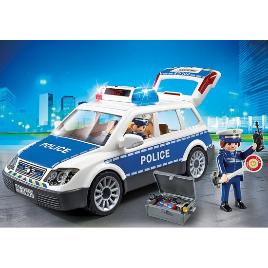 PLAYMOBIL POLICIA COCHE POLICIA CON LUCES Playmobils