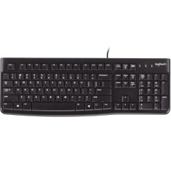 TECLADO LOGITECH K120 USB NEGRO BELGA