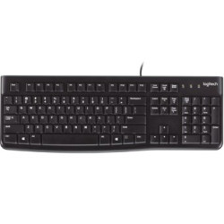 TECLADO LOGITECH K120 USB NEGRO RUSO