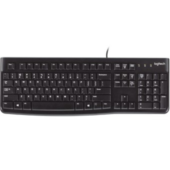 TECLADO LOGITECH K120 USB NEGRO RUSO Teclados