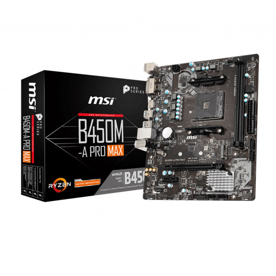 PLACA BASE MSI AMD B450M - A PRO Placas base