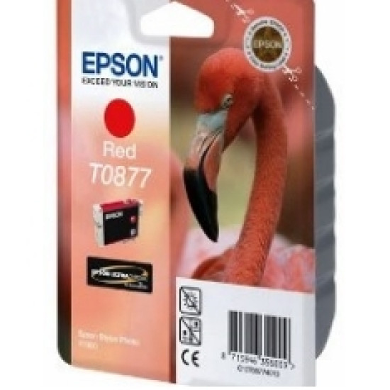 CARTUCHO TINTA EPSON T0877 ROJO 11.4ML Consumibles impresión de tinta