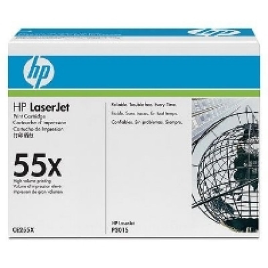 TONER HP 55X CE255X NEGRO 12500 Consumibles impresión láser