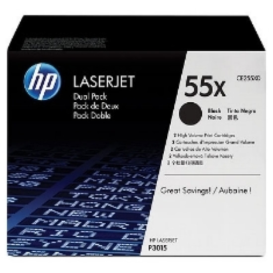 TONER HP 55X CE255XD NEGRO 12500 Consumibles impresión láser