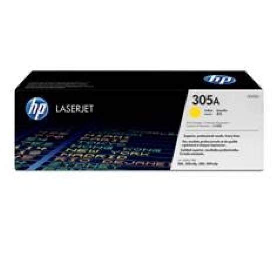 TONER HP 305A CE412A AMARILLO 2600PAG Consumibles impresión láser