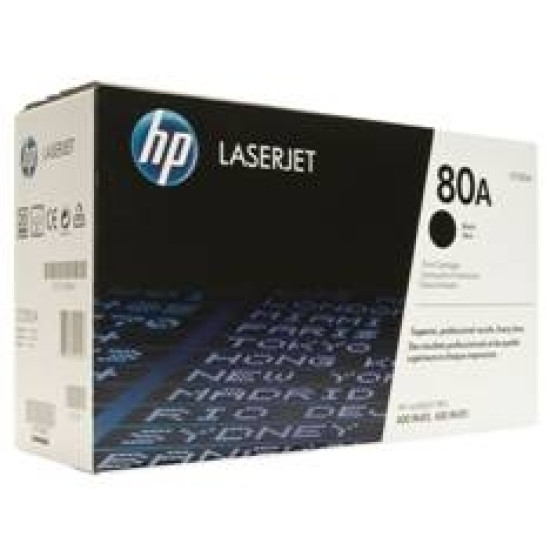 TONER HP 80A CF280A NEGRO 2700PAG Consumibles impresión láser