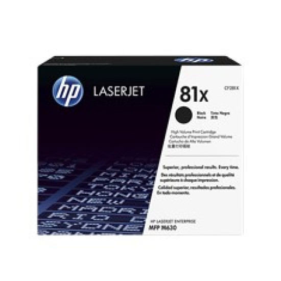 TONER HP CF281X NEGRO Nº 81X Consumibles impresión láser