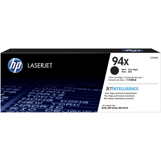 TONER HP 94X CF294X NEGRO 2800 Consumibles impresión láser