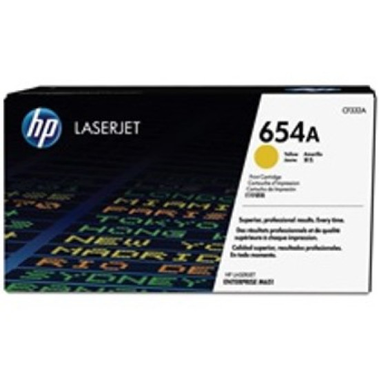 TONER HP 654A CF332A AMARILLO 15000 Consumibles impresión láser