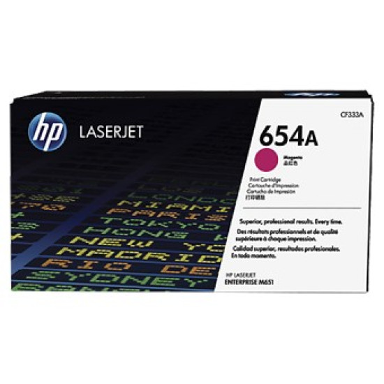 TONER HP 654A CF333A MAGENTA 15000 Consumibles impresión láser