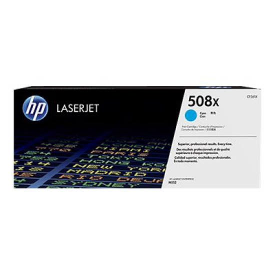 TONER HP 508X CF361X CIAN M577 Consumibles impresión láser