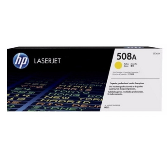 TONER HP 508A CF362A AMARILLO 5000 Consumibles impresión láser