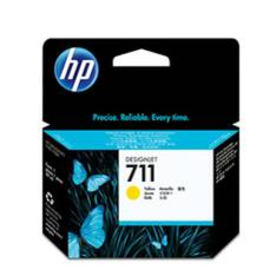 CARTUCHO TINTA HP 711 CZ132A AMARILLO Consumibles impresión de tinta