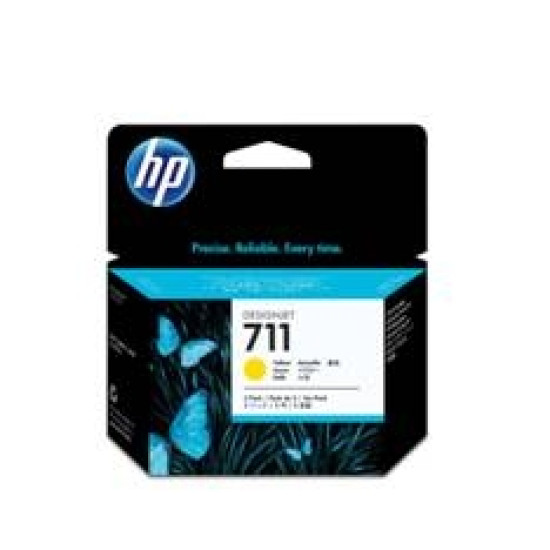 CARTUCHO TINTA HP 711 CZ136A AMARILLO Consumibles impresión de tinta