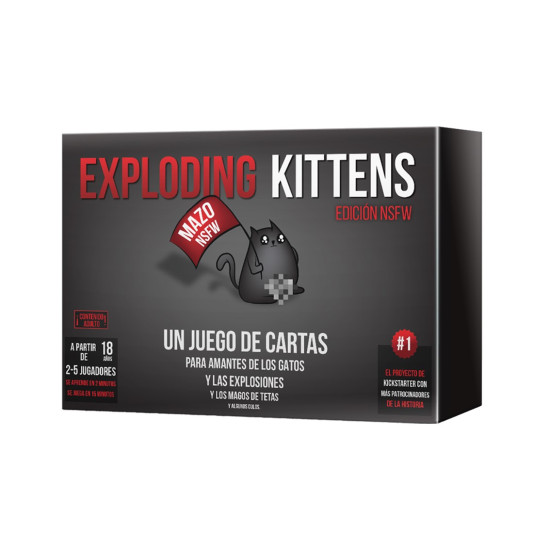 JUEGO MESA ASMODEE EXPLODING KITTENS NSFW Juegos de mesa