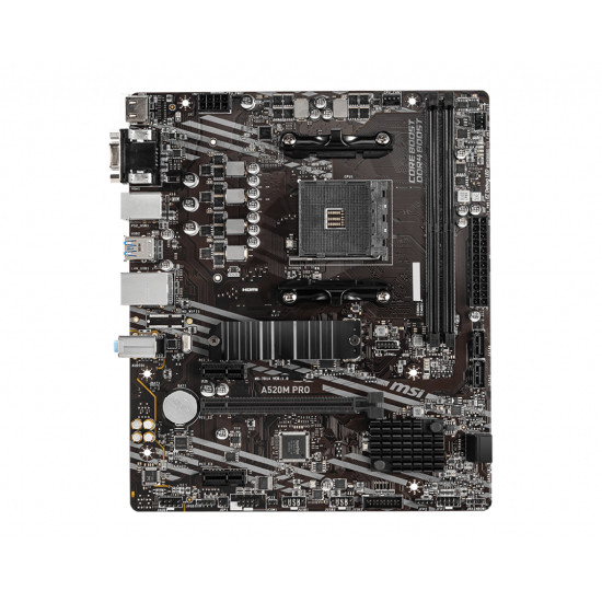 PLACA BASE MSI AM4 A520M PRO Placas base