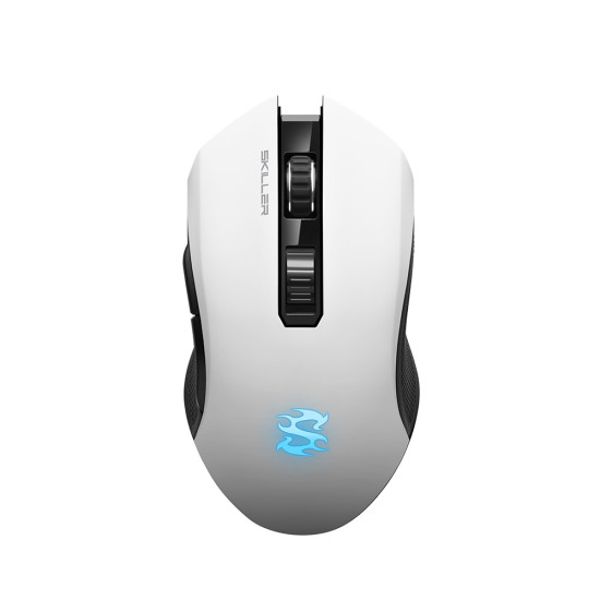 RATON GAMING SHARKOON SGM3 BLANCO RGB Ratones