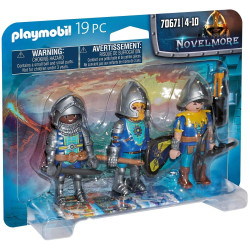 PLAYMOBIL SET 3 CABALLEROS NOVELMORE