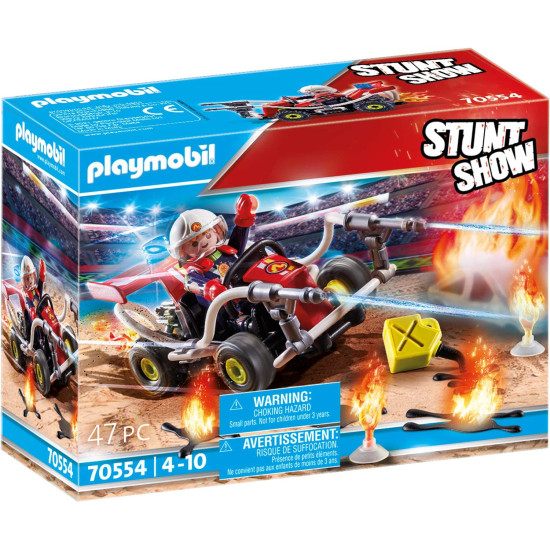 PLAYMOBIL STUNTSHOW KART BOMBERO Playmobils