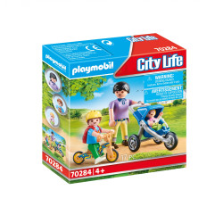 PLAYMOBIL CIUDAD MAMA CON NIÑOS