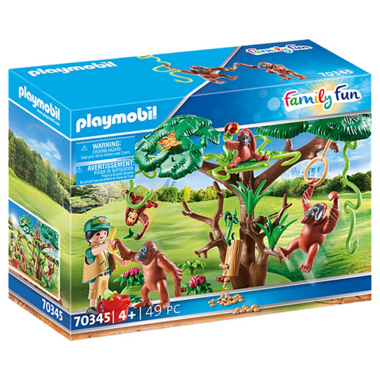 PLAYMOBIL ORANGUTANES CON ARBOL Playmobils