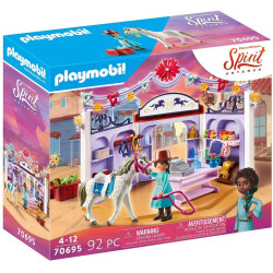 PLAYMOBIL SPIRIT INDOMABLE MIRADERO TIENDA HIPICA