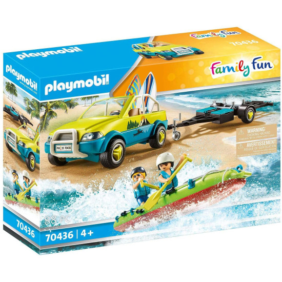 PLAYMOBIL COCHE PLAYA CON CANOA Playmobils