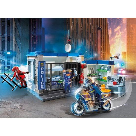 PLAYMOBIL CIUDAD POLICIA ESCAPE LA PRISION Playmobils