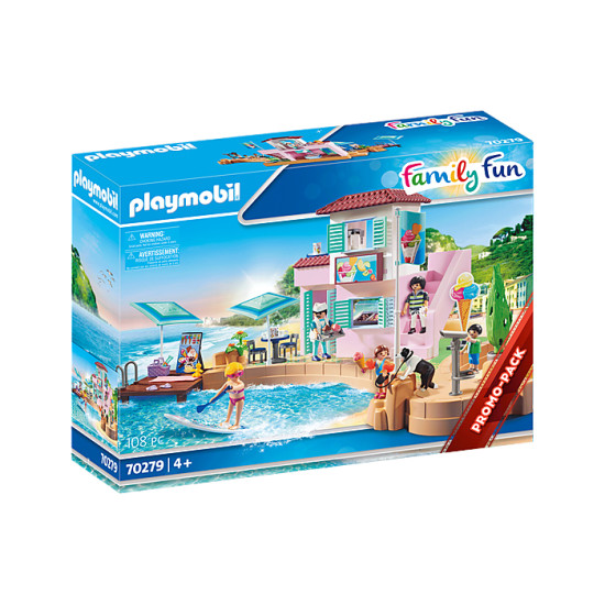 PLAYMOBIL DIVERSION EN FAMILIA HELADERIA EN Playmobils