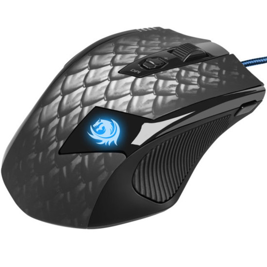 RATON GAMING SHARKOON DRAKONIA NEGRO USB Ratones