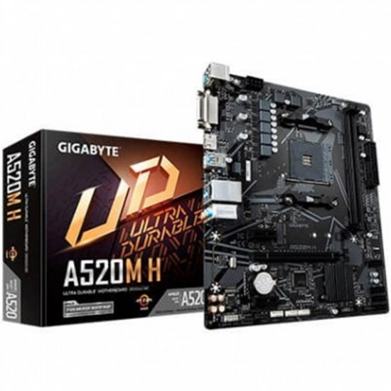 PLACA BASE GIGABYTE AM4 A520M H Placas base