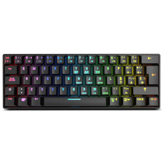 TECLADO MINI KROM GAMING KLUSTER RGB Teclados