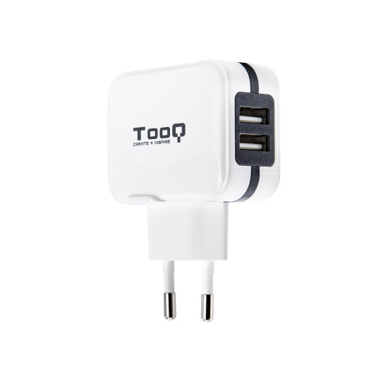 CARGADOR PARED USB TOOQ TQWC - 11S02WT 2XUSB Baterías y cargadores portátiles