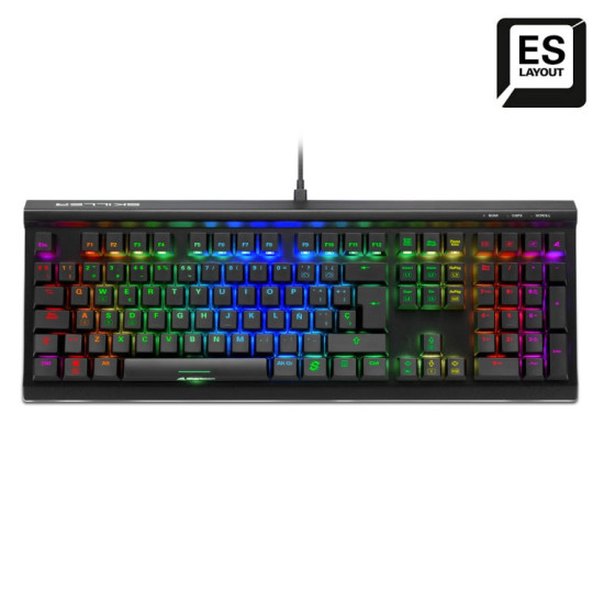 TECLADO GAMING SHARKOON SGK60 MECANICO RGB Teclados