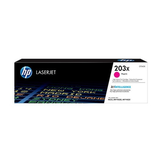 HP ORIGINAL TONER LASERJET 203X MAGENTA Consumibles impresión láser