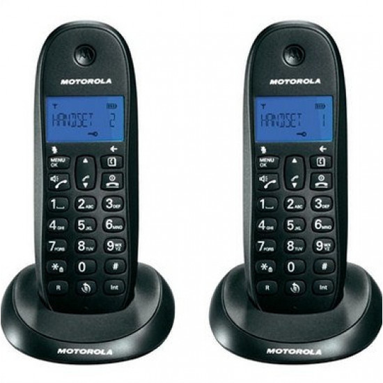 TELEFONO MOTOROLA C1002LB+ DUO WIRELESS INALAMBRICO Teléfonos fijos