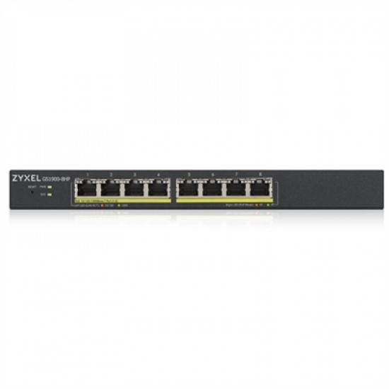 SWITCH 8 PUERTOS ZYXEL GS1900 - 8HP - EU0102F GIGABIT Switch