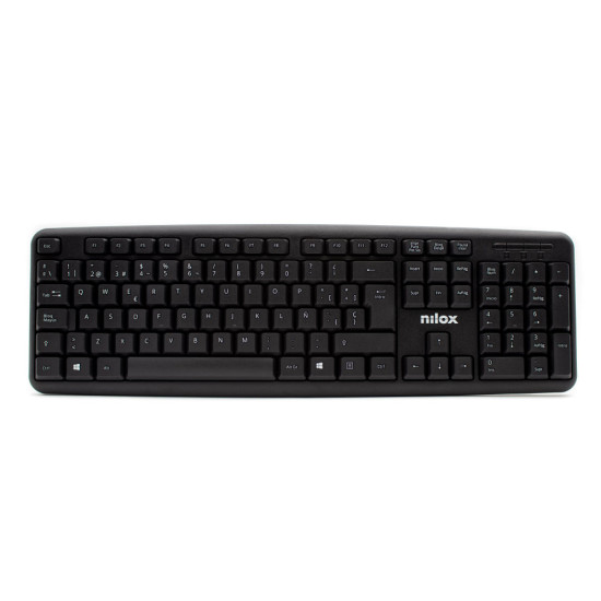 TECLADO NILOX USB NEGRO Teclados