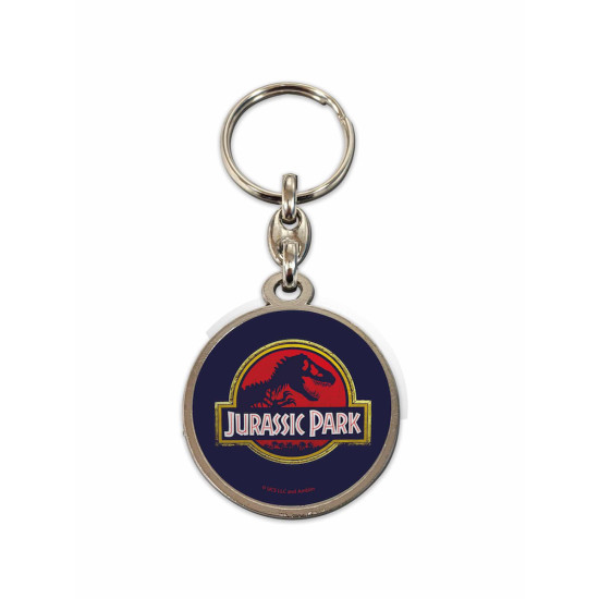 LLAVERO REDONDO LOGO PELICULA JURASSIC PARK Llaveros