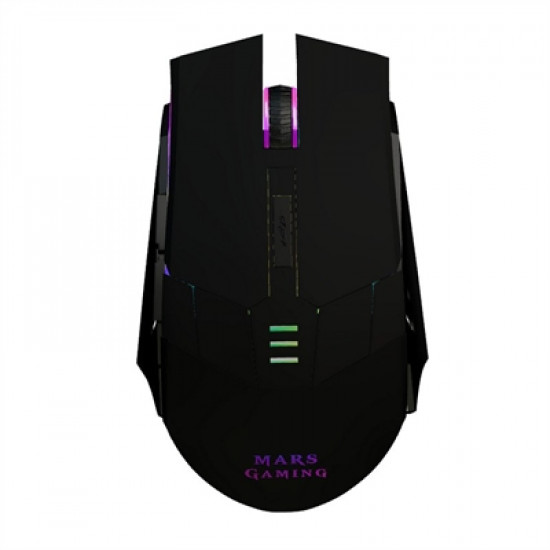 MOUSE RATON MARS GAMING MM116 OPTICO Ratones