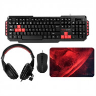 KIT TECLADO + MOUSE RATON MARS